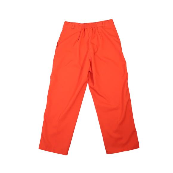 Vintage 80s bright red high rise wide leg balloon pants 32" - Picture 3 of 4